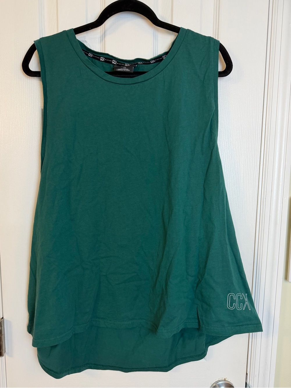 CCX by City Chic Green Sleeveless Graphic Tank Top | Size L (20)
